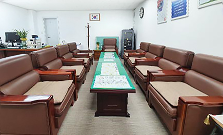 지상2층 동장실, 소회의실, 복지상담실, 중대본부 내부 사진