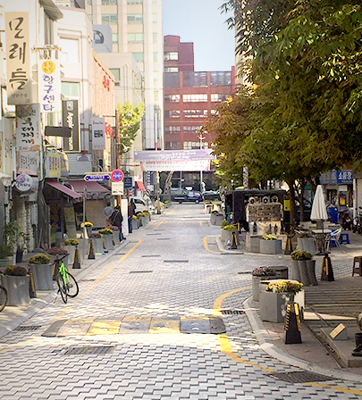 40계단 전경