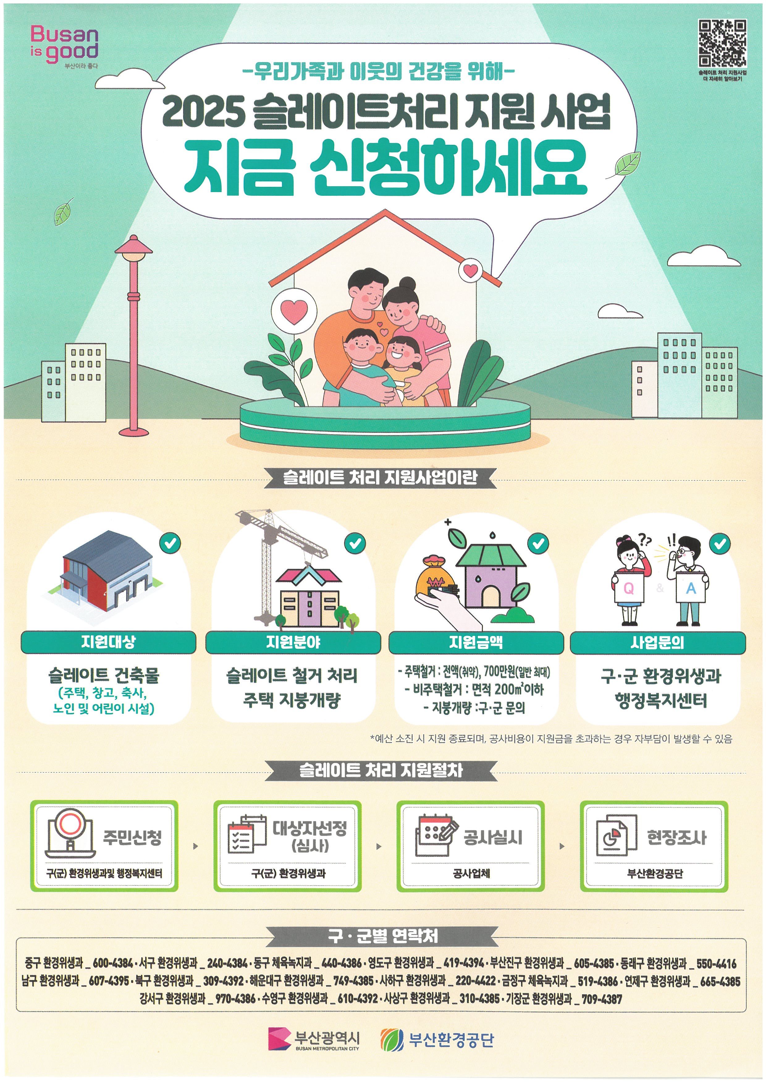 2025년 슬레이트 처리·지원사업 신청·접수 안내 1