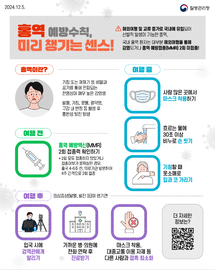 홍역 예방수칙! 바로 알고, 미리 예방해요! 1