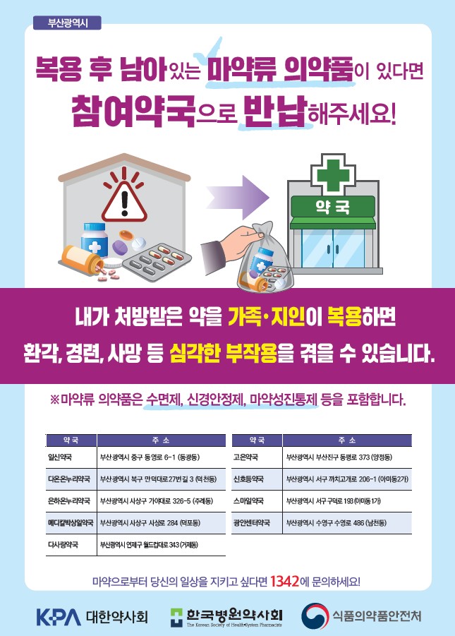 2026년 가정 내 마약류 수거 폐기 사업 안내 1