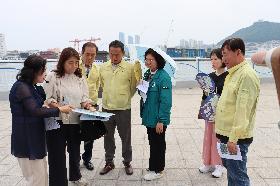 유라리F 도시숲 조성 사업지 현장 방문(6.10.)