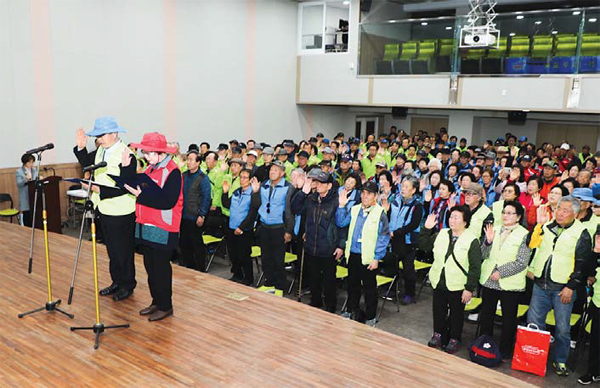 나이 들어도 일할 수 있어 기뻐요!