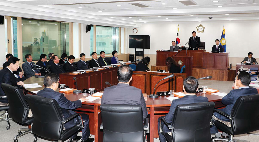 제250회 중구의회 임시회 개회