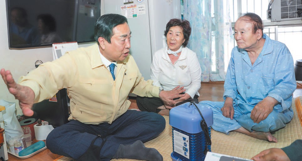 행복도시 중구를 향해 달려갑니다