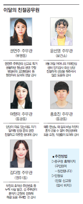 이달의 친절공무원