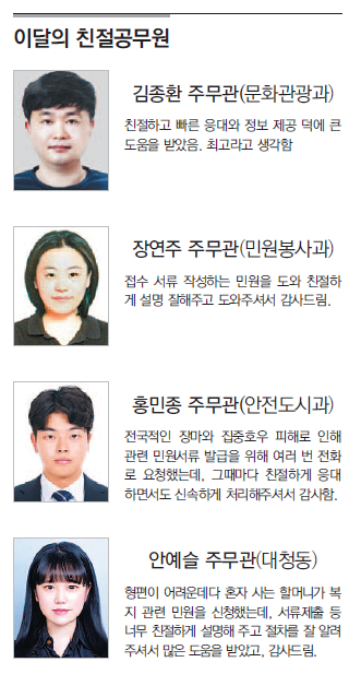 이달의 친절공무원