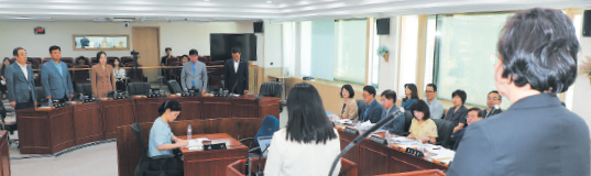 중구의회 제302회 임시회 개회