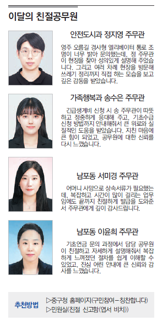 이달의 친절공무원