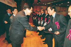 중구청，행정서비스 최우수기관 수상