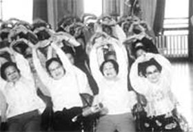 활기찬 노후! 노인 체육대학에서