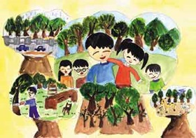 그림 - 꿈이  담긴 나무