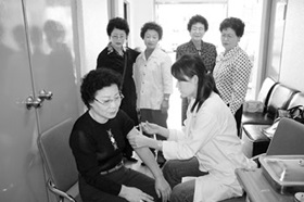 사진뉴스 - 독감 예방 접종하세요