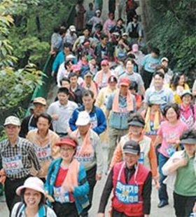 `중구민 화합한마당'걷기로 주민`한마음'