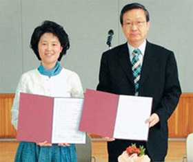 훈훈함과 따뜻한 사랑 나눈 `결연식'