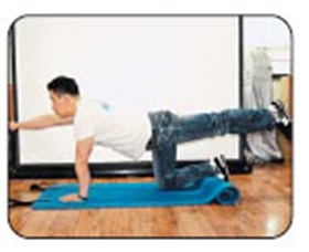 2. 팔 다리 들기