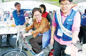 자전거로 만든 녹색 에너지, 신나요!