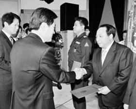 중구통합방위협의회 등 표창 받아