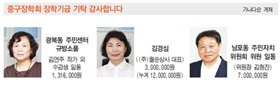 중구장학회 장학기금 기탁 감사합니다