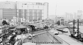 자갈치매립지 관광버스 주차장 개장