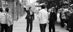 간부공무원 도보순찰 현장행정